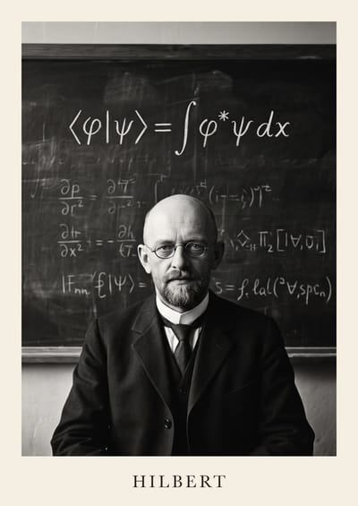 David Hilbert, to scale over a 210 cm sofa