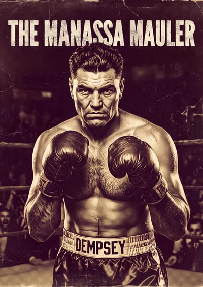The Manassa Mauler, to scale over a 210 cm sofa
