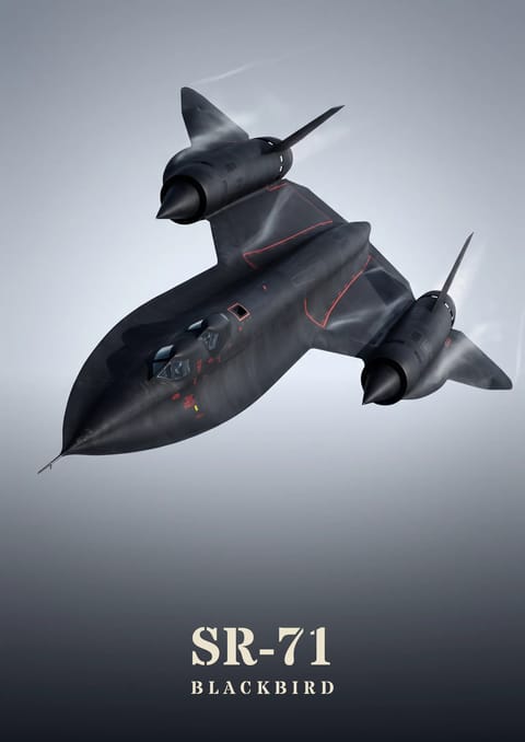 SR-71 Blackbird poster