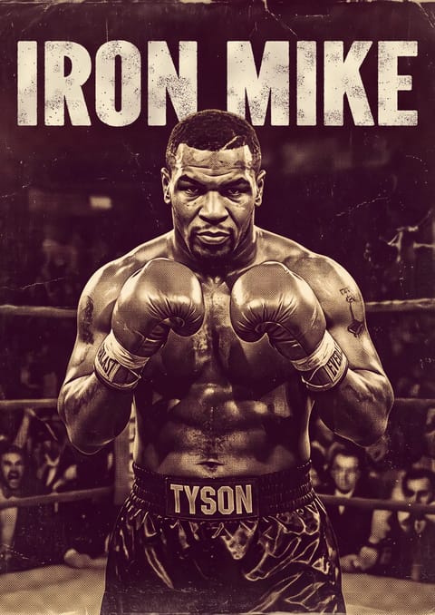 Iron Mike boxing poster