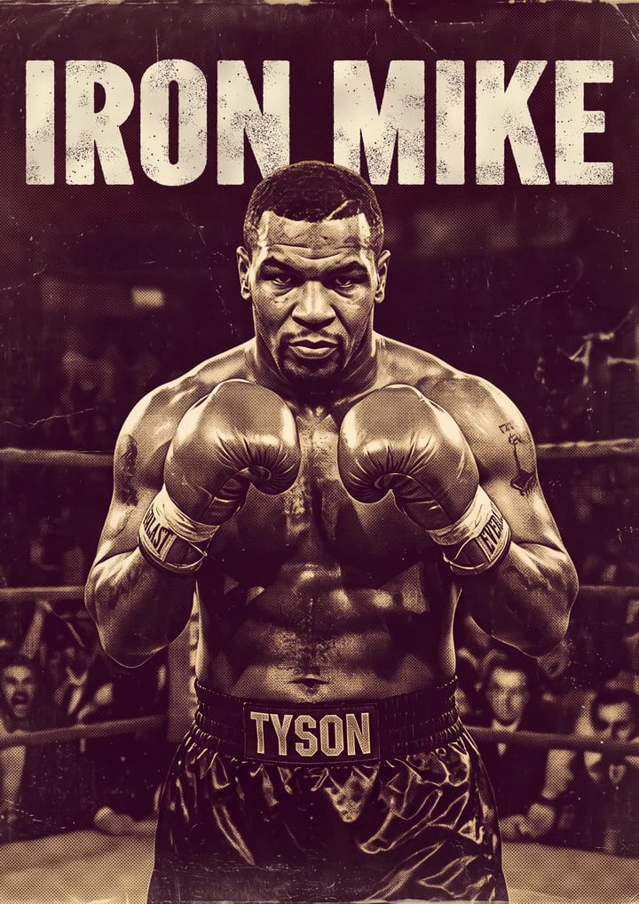 Iron Mike, framed