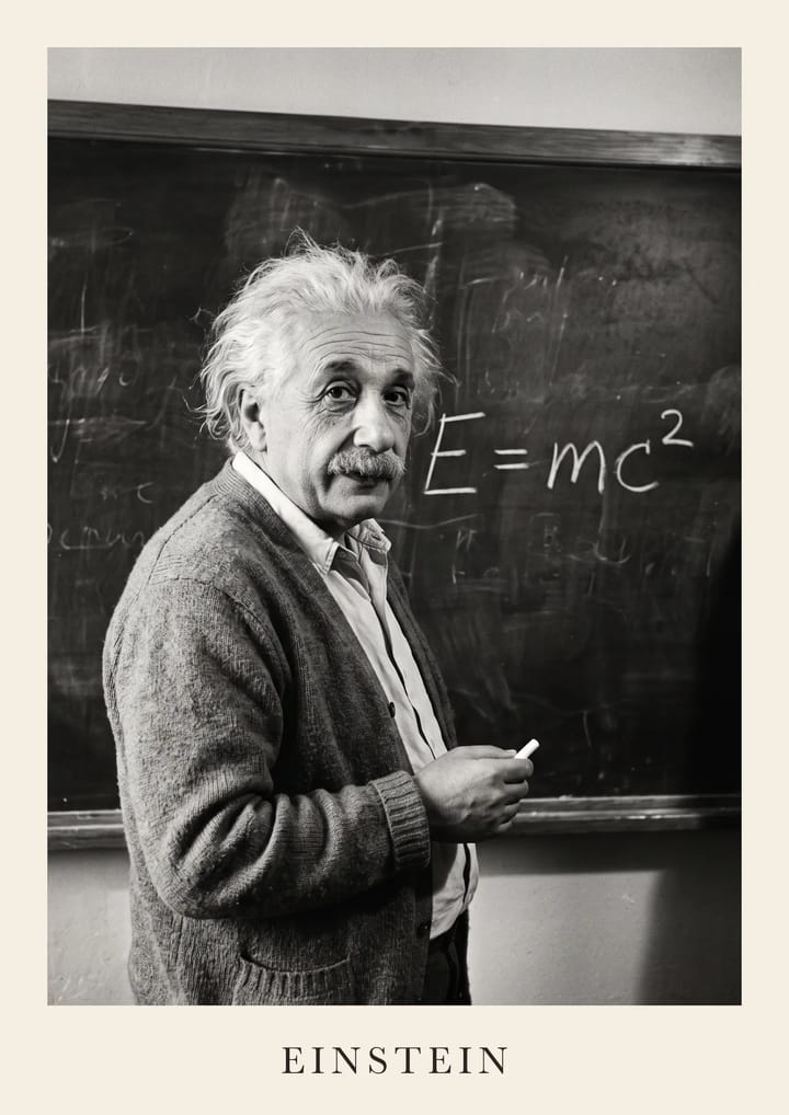 Albert Einstein, framed