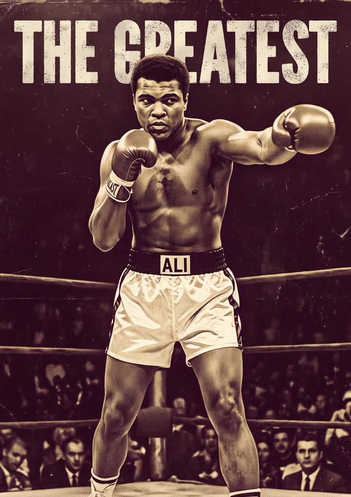 The Greatest, framed