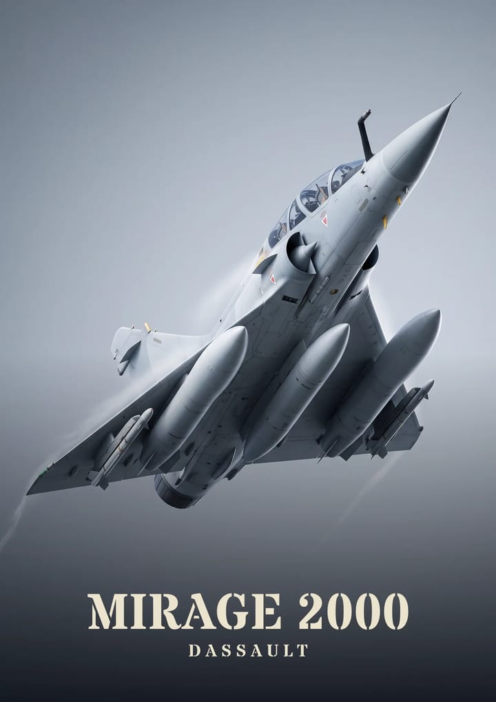 Mirage 2000, framed