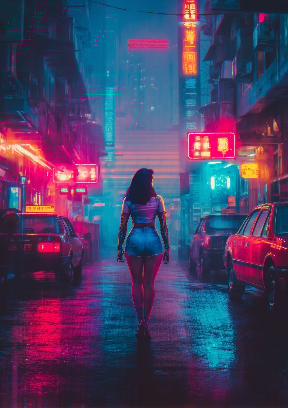 Neon Rainwalk